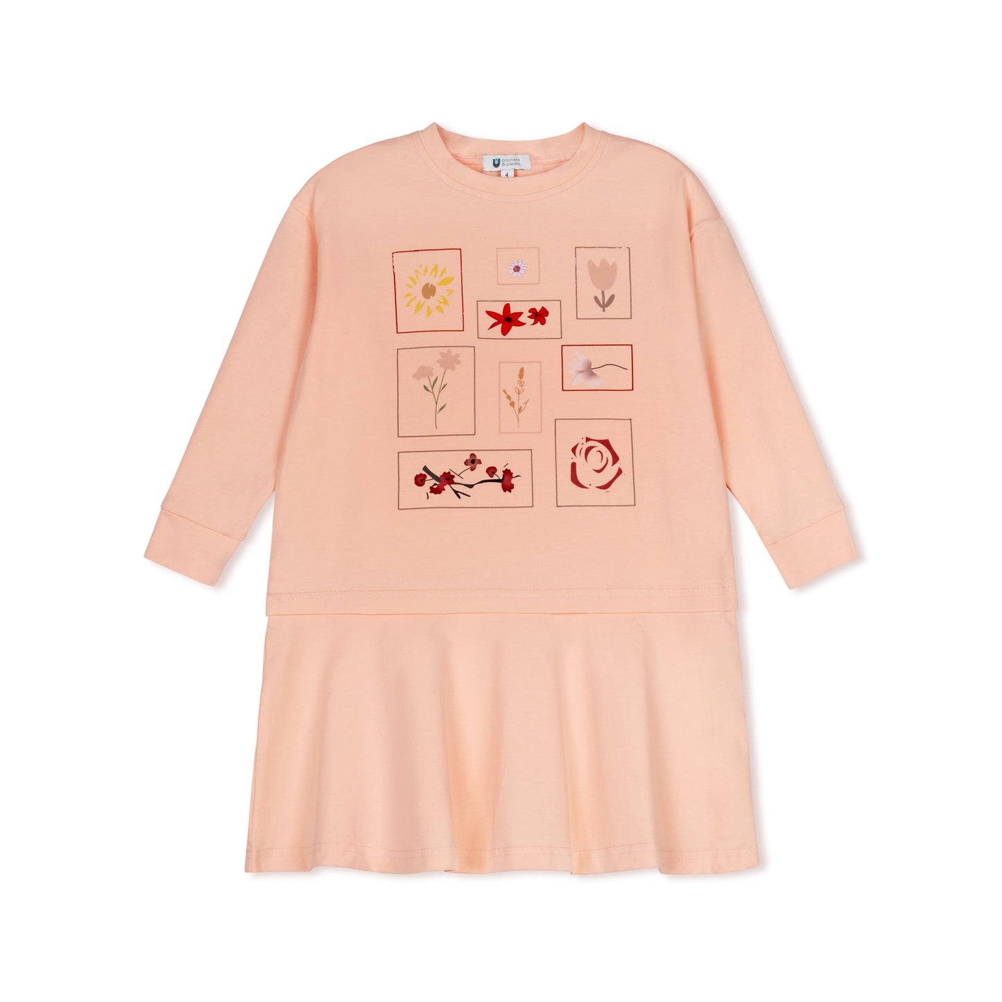 Blossom Art Dress - Yellow