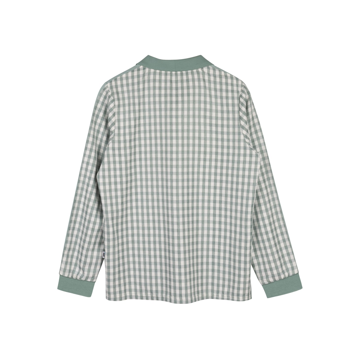 Gingham Crew L/S - Green