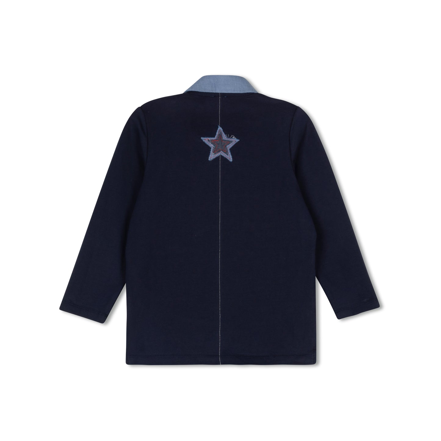 Floral Patchwork Polo L/S