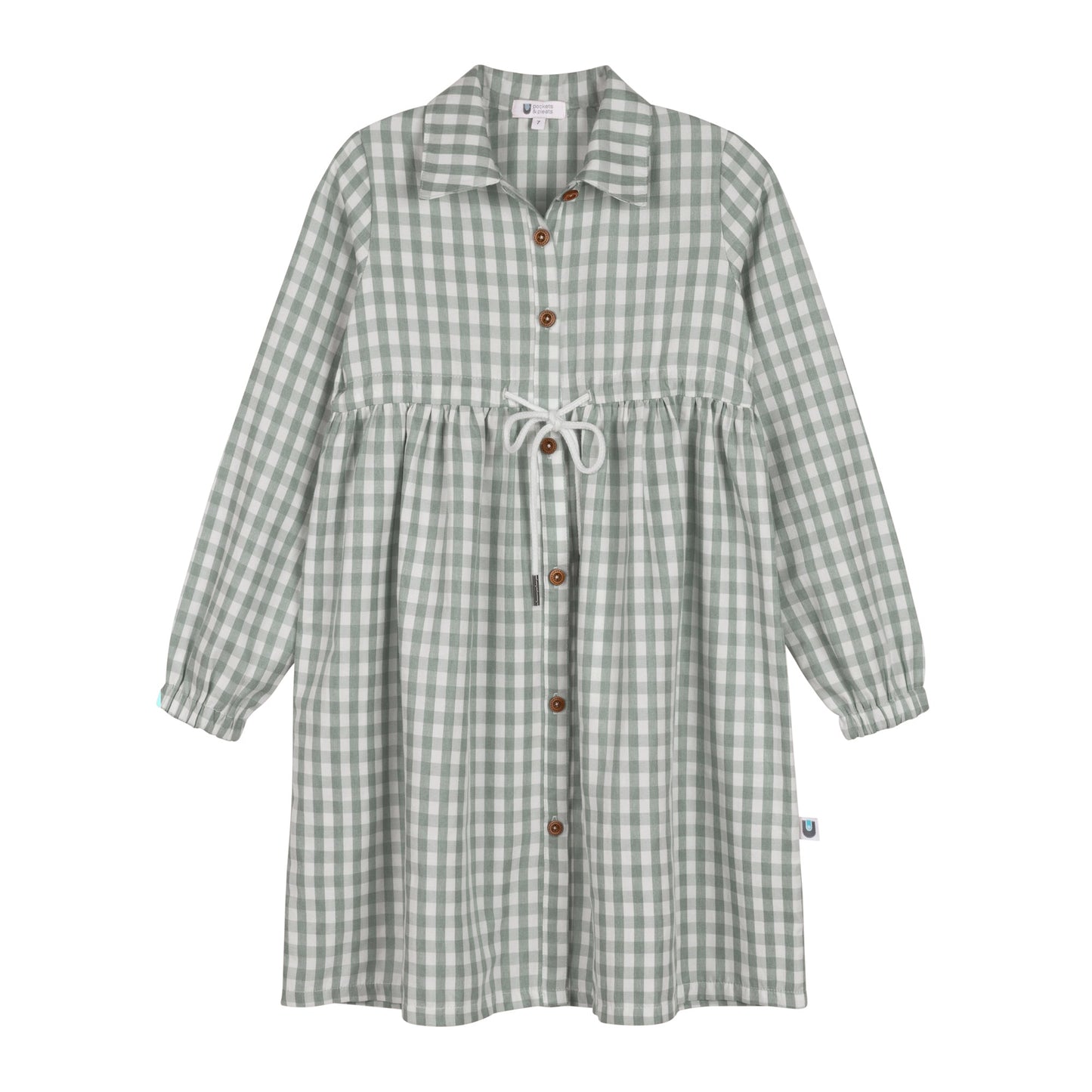 Gingham Dress - Green
