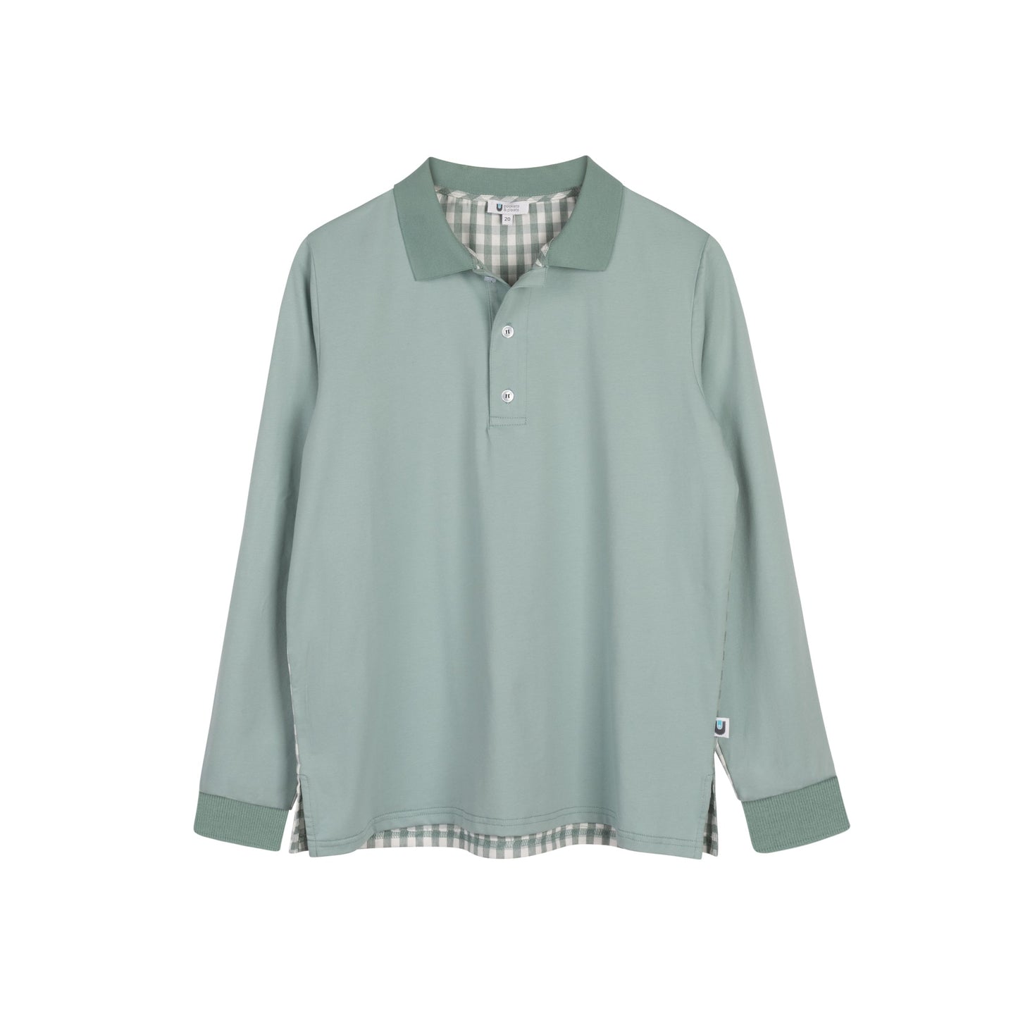 Gingham Polo L/S - Green