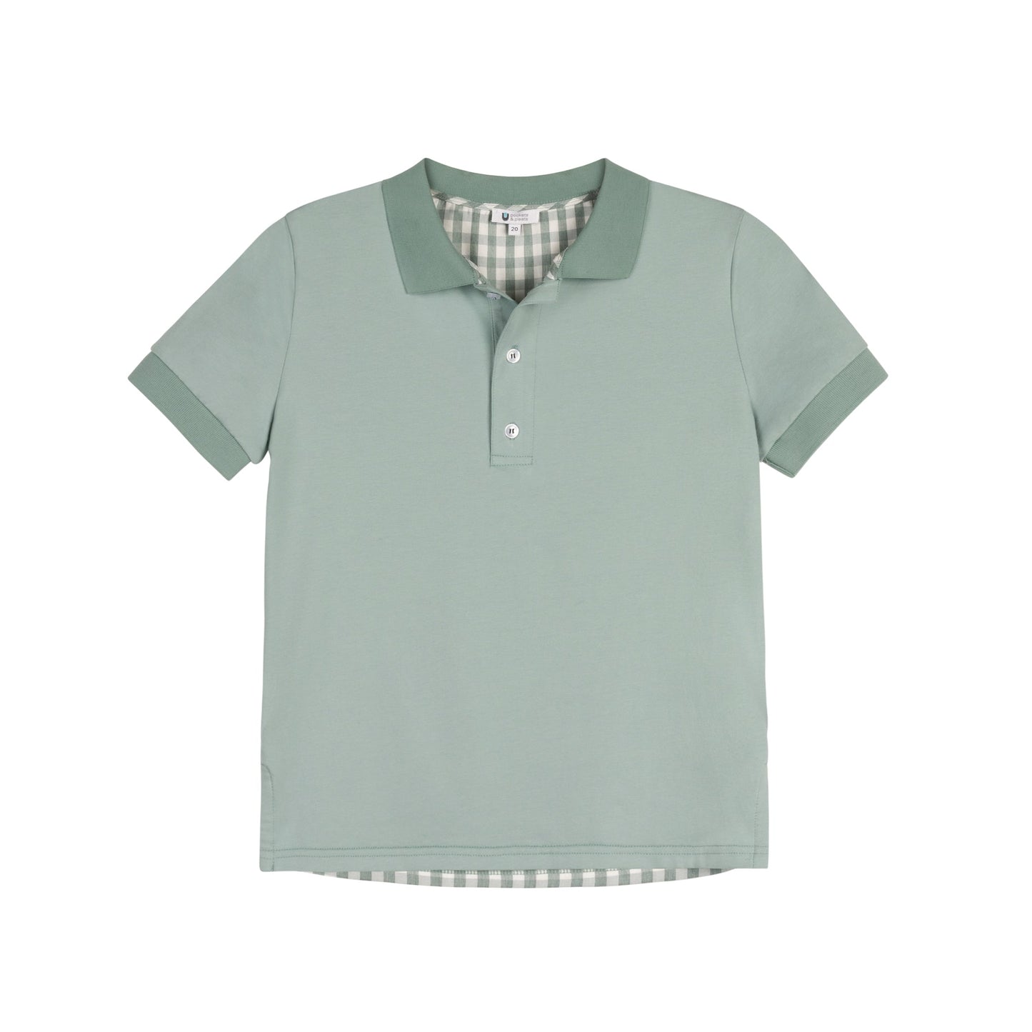 Gingham Polo S/S - Green
