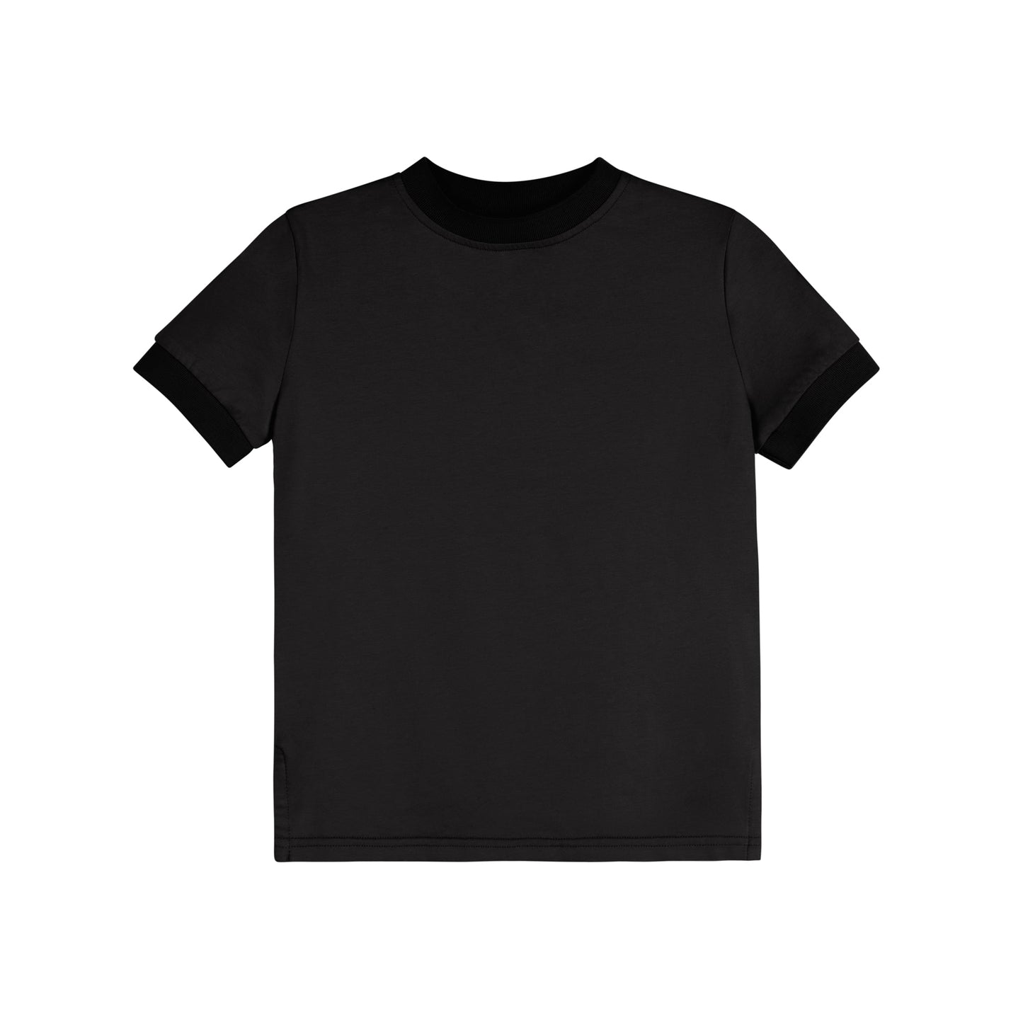 Gingham Crew S/S - Black