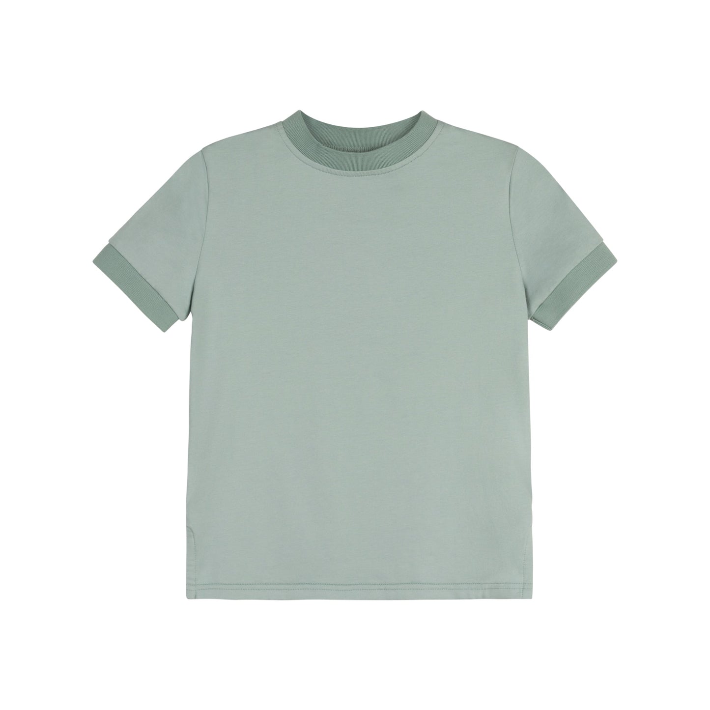Gingham Crew S/S - Green