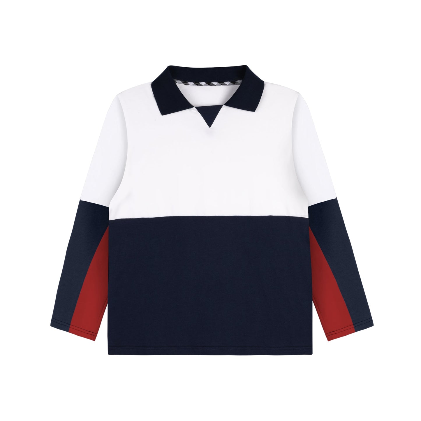 Colorblock Sleeve Polo L/S