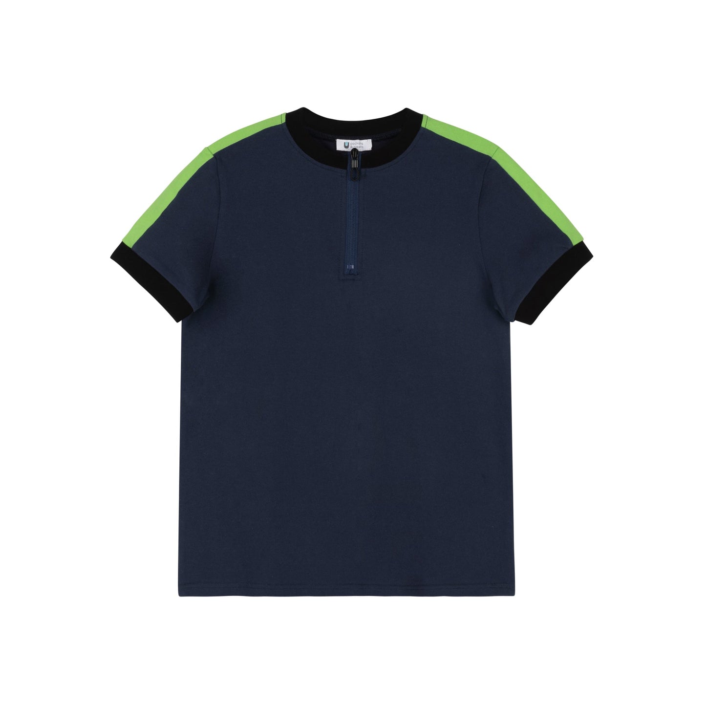 Front Zipper Crew S/S