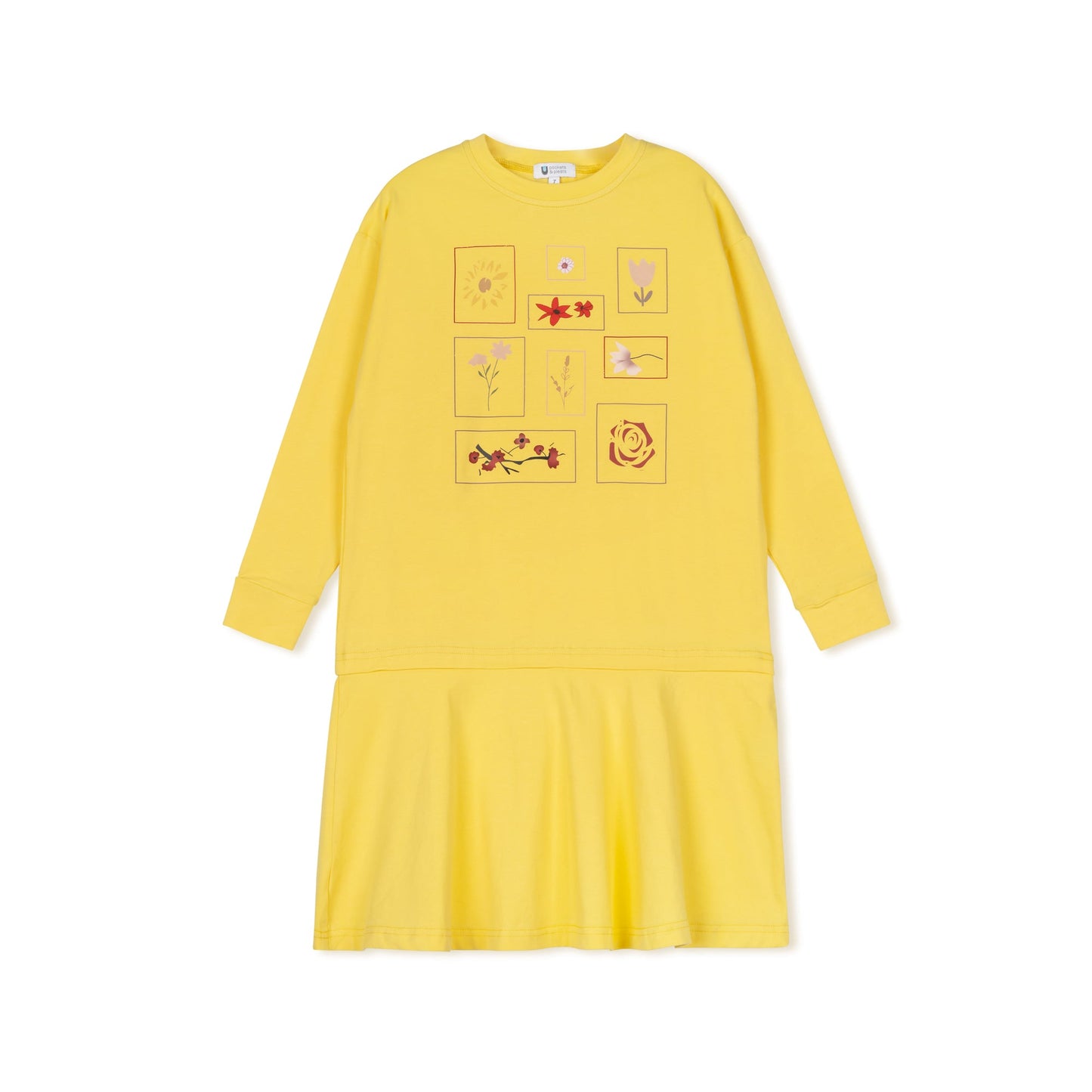 Blossom Art Dress - Yellow