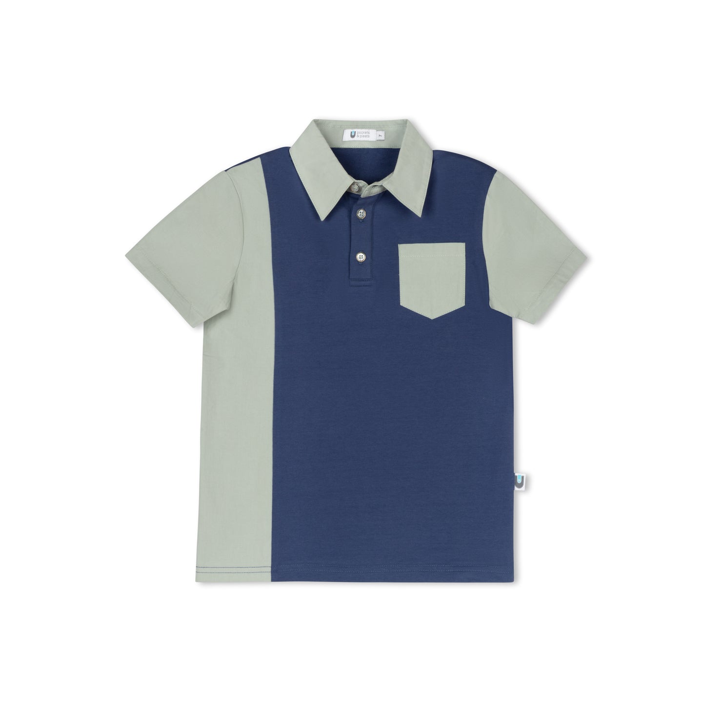 Drop Waisted Polo S/S - Sage Green