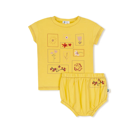 Blossom Art Girls 2pc - Yellow