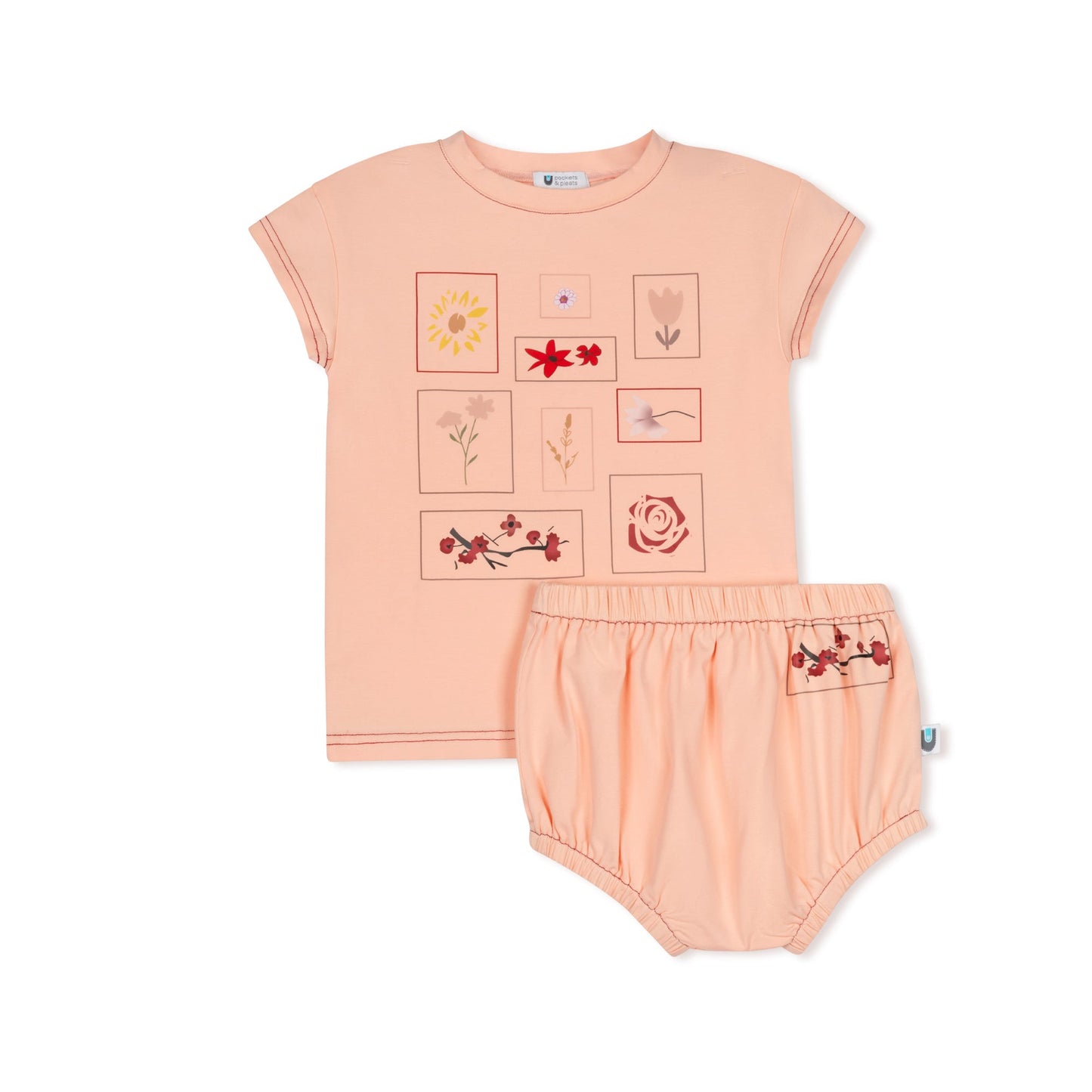 Blossom Art Girls 2pc - Peach