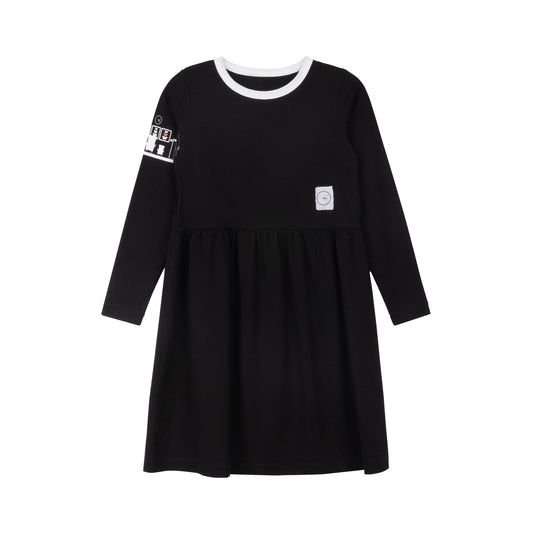 Clock Dress - Black*